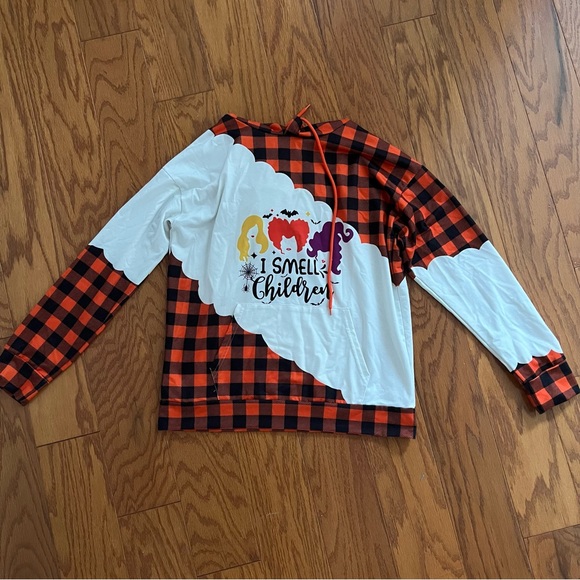 For Gand PL Plaid Halloween Sweatshirt Small S I Smell Children - Picture 1 of 10